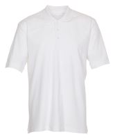 Polo-shirt, classic, hvid, S