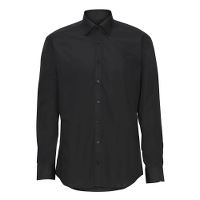 Bosweel Herre skjorte, sort, modern, 46, 2XL
