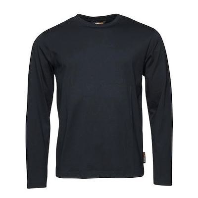 Worksafe® T-shirt, lange ærmer, marine, 4XL