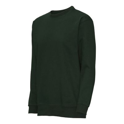 Sweatshirt, classic, bottle green, S