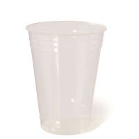 Plastglas 50cl, PLA, klar, bionedbrydelig