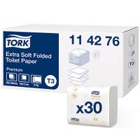 Tork Extra soft foldet toiletpapir i ark, T3,hvid