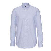 Stadsing Herre skjorte, lysblå, slim, 44, XL