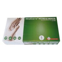 WeCare® Acc.fri engangshandske nitril hvid 9/L