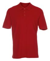 Polo-shirt, classic, rød, L