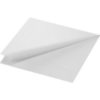 Duni serviet Bio DuniSoft,1/4 fold, hvid, 20x20cm