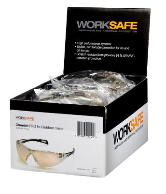 Worksafe®Cheetah Pro sikkerhedsbrille, silver