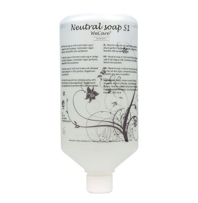 WeCare® Neutral soap S1, 1 ltr., Svanemærket