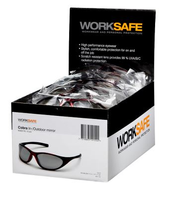 Worksafe®Cobra Sikkerhedsbrille, sølv