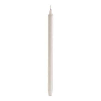 Kronelys, hvid, 2,3x30 cm, 12 timers, ren stearin