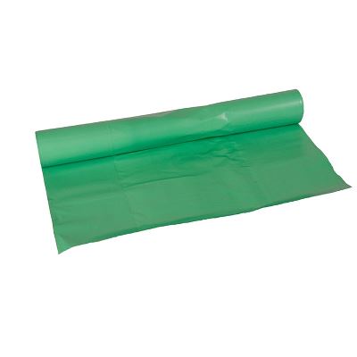 Plastsæk, 100ltr., 70x110cm, grøn, 60 my