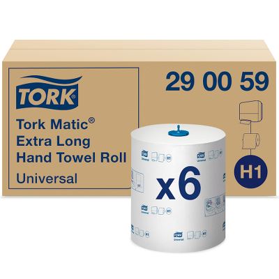 Tork Matic Extra Long Håndklæderulle, H1, 1-lag