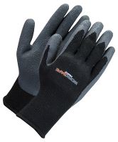 Worksafe®Latexdyppet handske, H50-457, sort/grå, 8