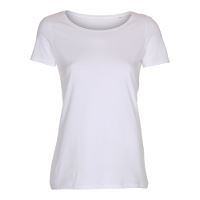 T-shirt, dame, classic, hvid , XL