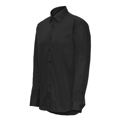 Bosweel Herre skjorte, sort, modern, 42, L